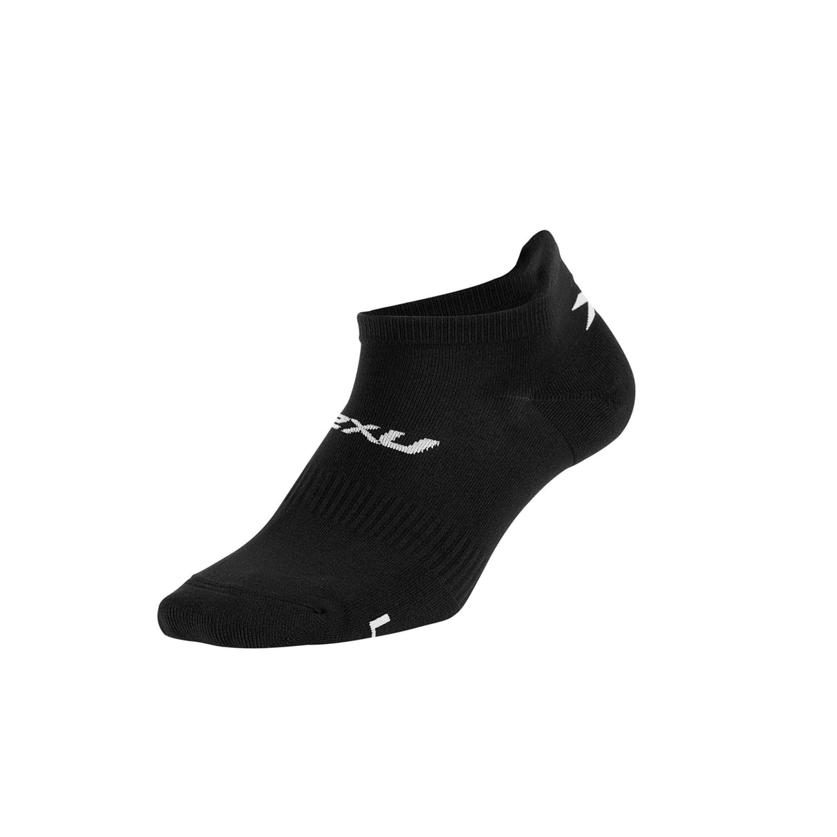 2XU Ankle Socks bas de course à pied à la cheville unisexes noir blanc