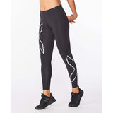 2XU Core Compression leggings sport noir argent femme lateral