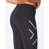 2XU Core Compression leggings sport noir argent femme dos detail