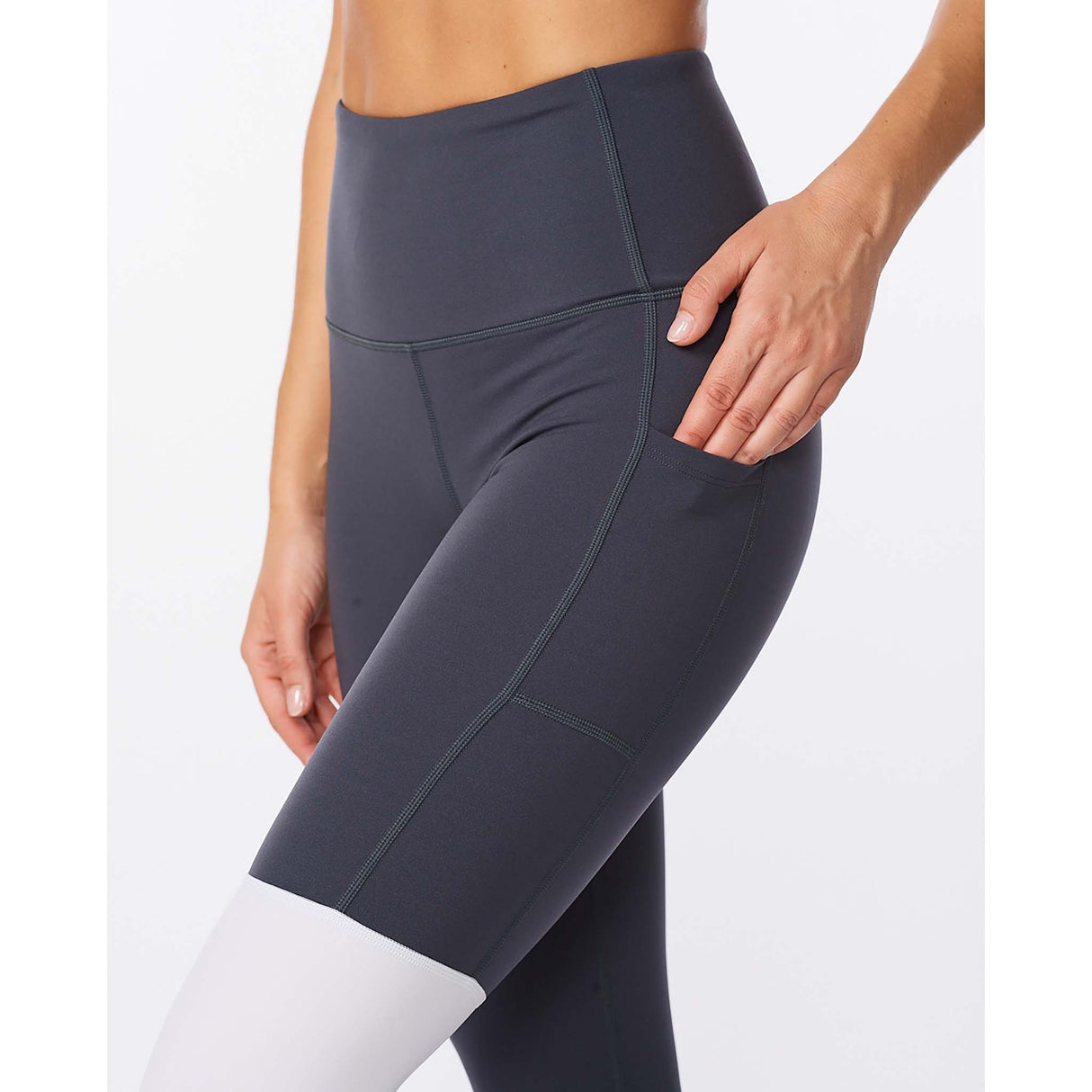 2XU Form Block Hi-Rise Compression Tights leggings à taille haute femme pochette