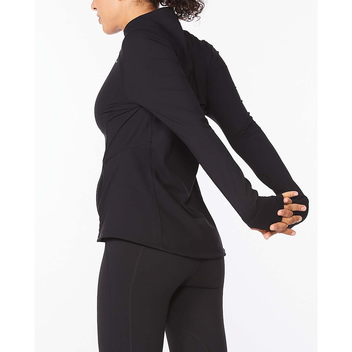2XU Form Jacket veste sport noir pour femme lateral