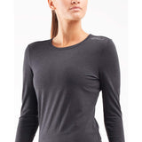 2XU Ignition Baselayer L/S couche de base manches longues femme col