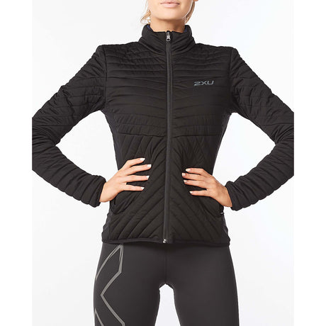 2XU Ignition Insulation Jacket manteau réversible black turbulence pour femme