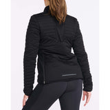 2XU Ignition Insulation Jacket manteau réversible black turbulence pour femme dos