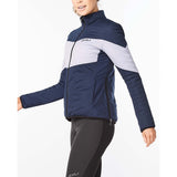 2XU Ignition Insulation Jacket manteau réversible black turbulence pour femme lateral 2