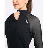 2XU Light Speed 1/2 Zip chandail manches longues pour femme zip