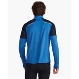 2XU chandail à manches longues Light Speed 1/2 Zip de course starling curcuma homme dos