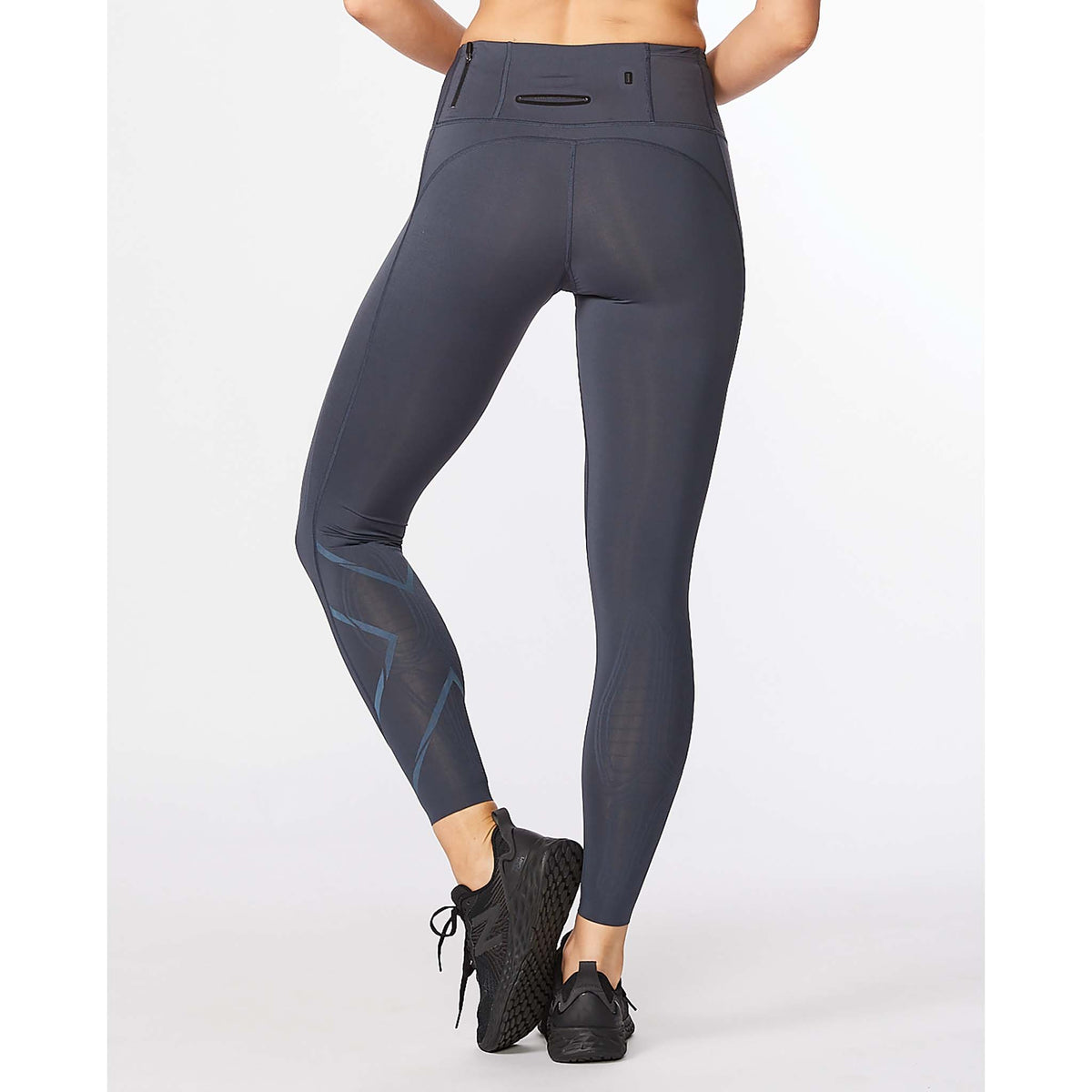 2XU Light Speed Mid-Rise Compression Tights legging compressif india ink femme dos