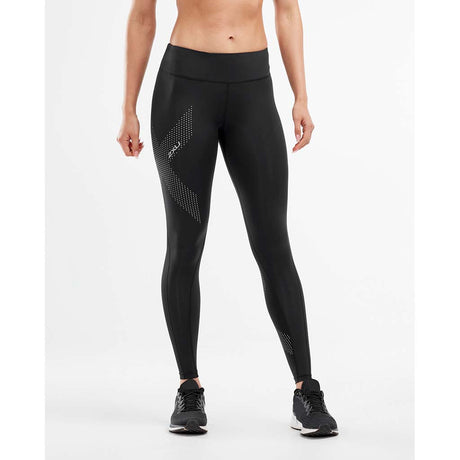 2XU legging de compression taille mi-haute de course à pied femme reflective lv3