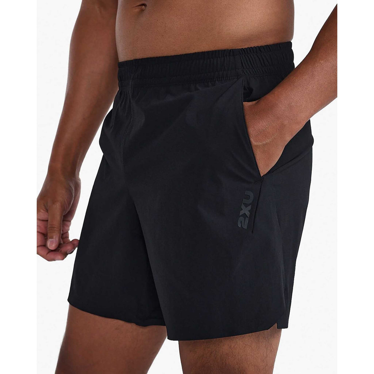 2XU Motion 6 Inch short de course à pied homme details- noir