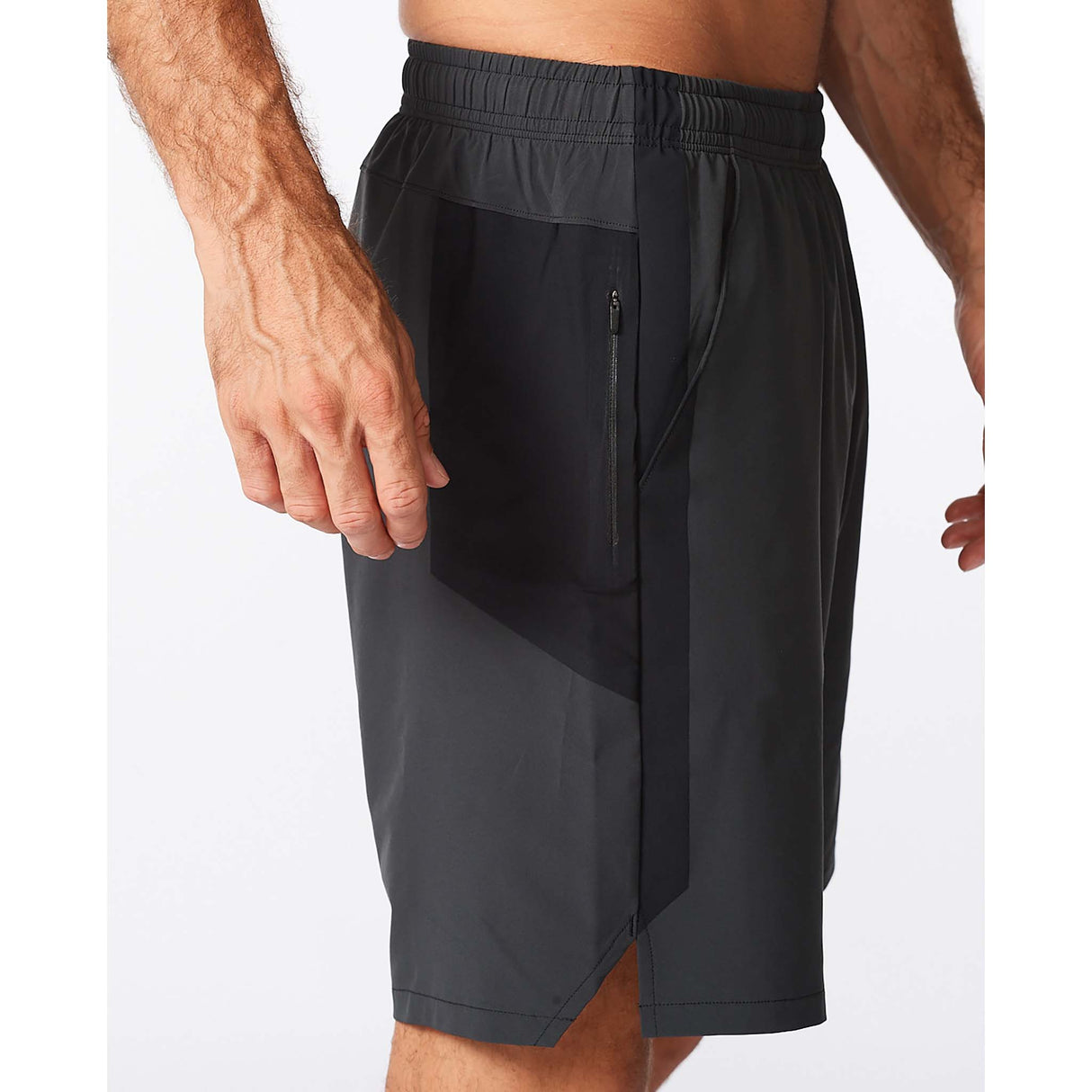 2XU Motion 8 Inch shorts de course à pied noir pour homme poche droite