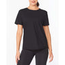 2XU Motion Mesh Tee t-shirt de course à pied noir pour femme