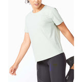 2XU Motion Mesh Tee t-shirt de course à pied mineral pour femme live