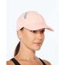 2XU Run Cap casquettes de course à pied unisexe pop coral