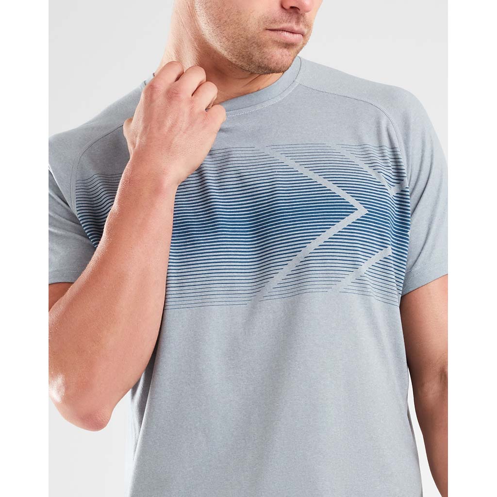 2XU Training T-shirt gris detail