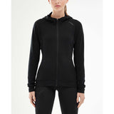 2XU Transit Zip Hoodie chandail kangourou noir femme