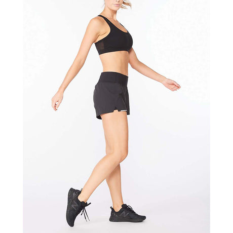 2XU 2XU Aero 3-Inch Shorts 2-en-1 de course à pied pour femme