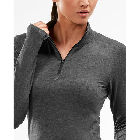 2XU 2XU Heat 1/4 Zip Top chandail de course a pied femme