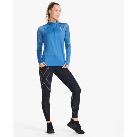 2XU 2XU Light Speed chandail manches longues 1/2 Zip pour femme