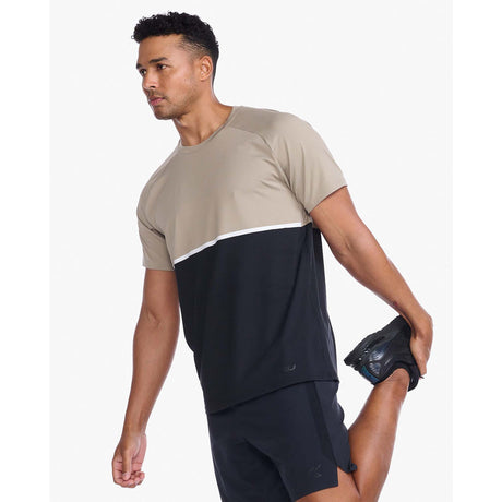 2XU 2XU Motion Colour Block t-shirt de course à pied pour homme