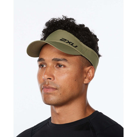 2XU 2XU Run Visor casquette visière de course à pied unisexe