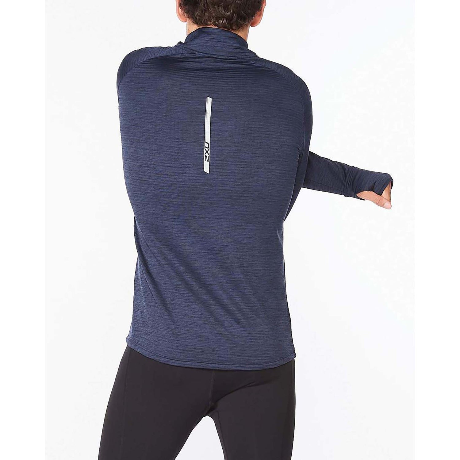 2XU 2XU chandail manches longues Ignition 1/4 Zip de course pour homme