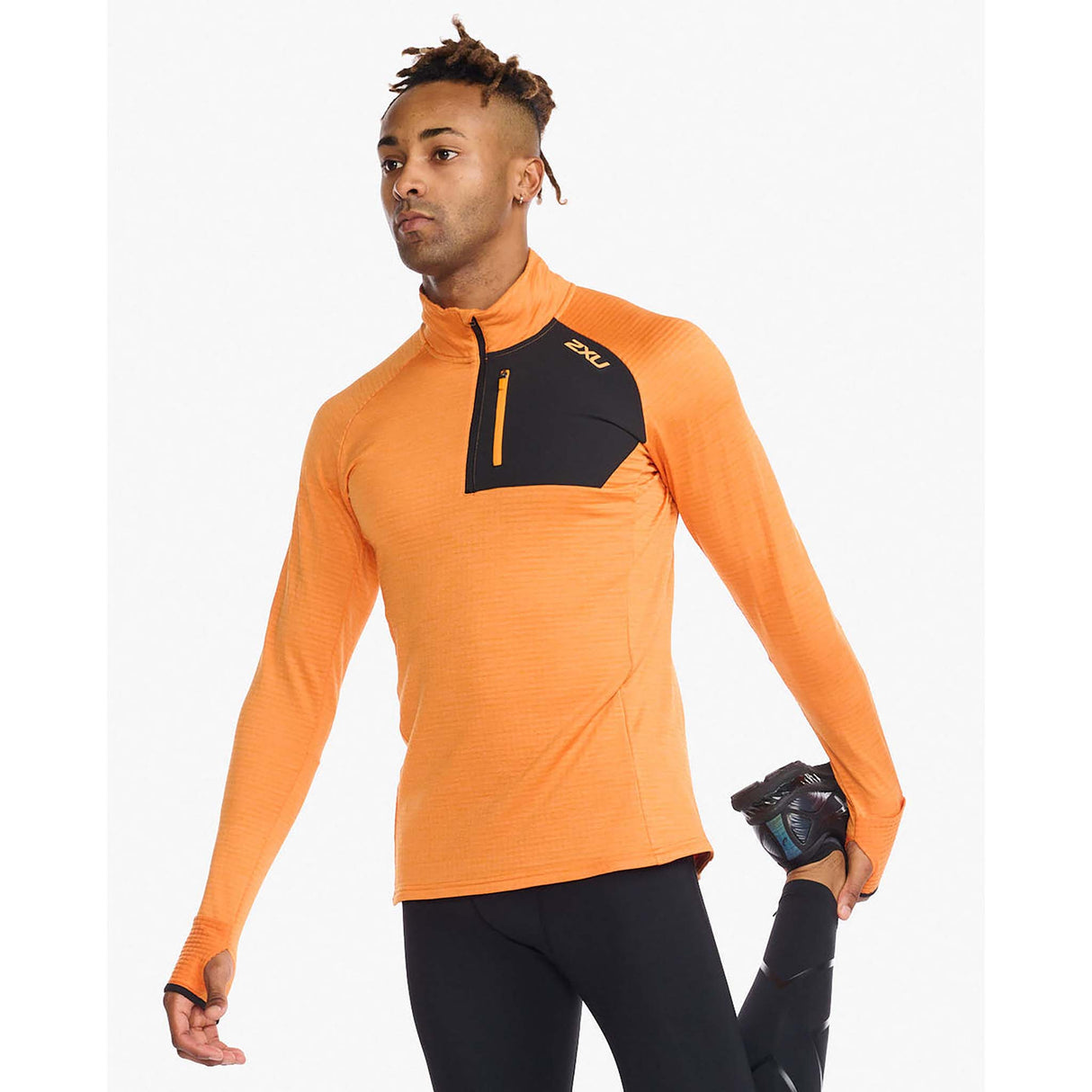 2XU 2XU chandail manches longues Ignition 1/4 Zip de course pour homme