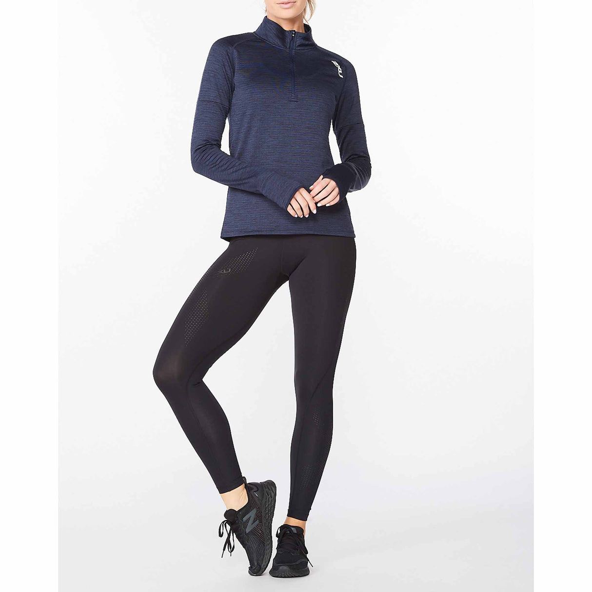 2XU 2XU chandail manches longues Ignition 1/4 Zip pour femme