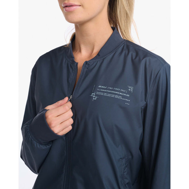 2XU 2XU coupe-vent Aero Bomber Jacket pour femme