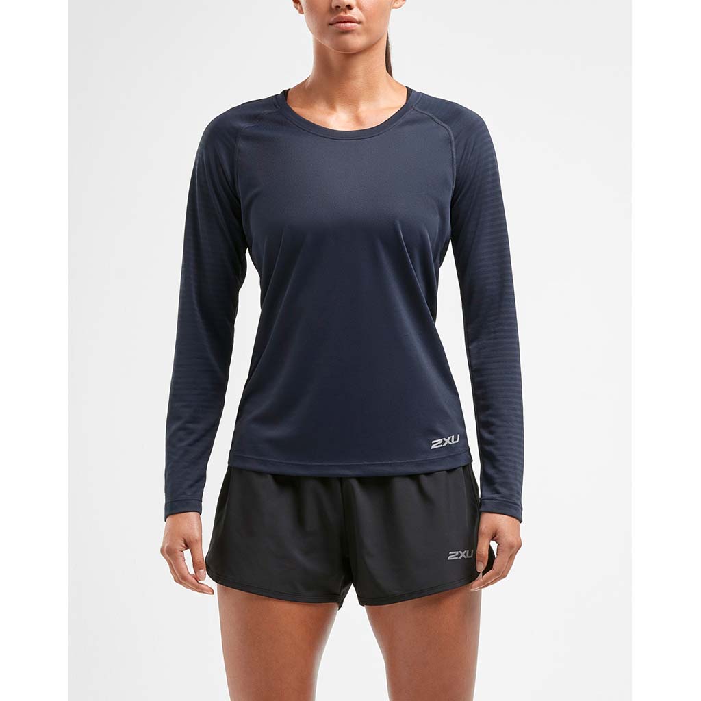 2XU XVent t-shirt de course a pied a manches longues outerspace pour femme lv2