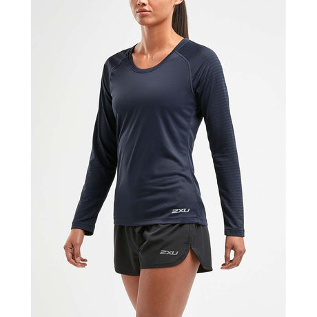 2XU XVent t-shirt de course a pied a manches longues outerspace pour femme