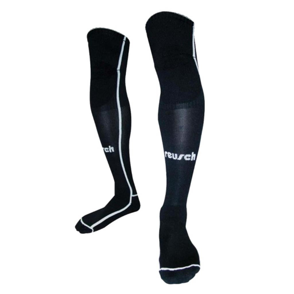 Reusch Over-the-Knee soccer goalkeeper sock black