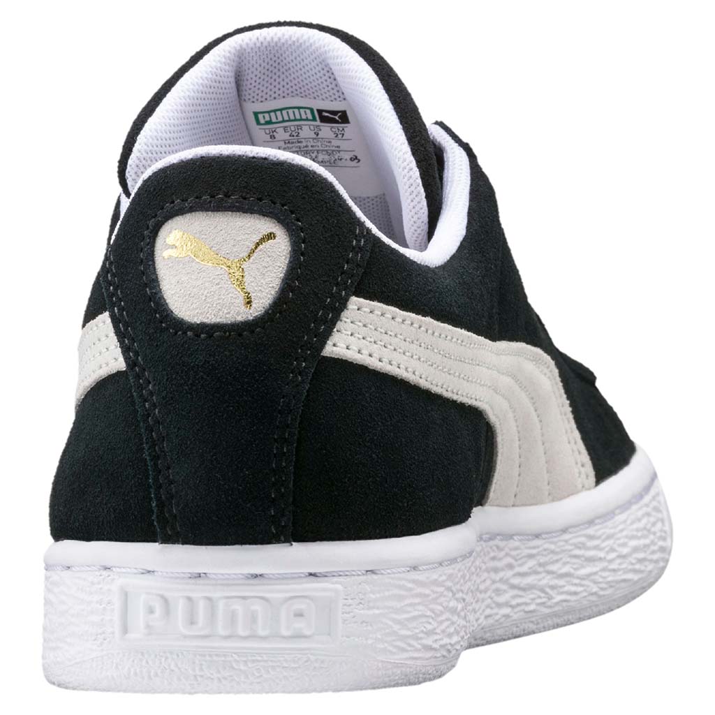 Puma suede noir homme best sale