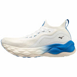 Mizuno Wave Neo Ultra chaussures de course à pied pour homme - Undyed White / Peace Blue