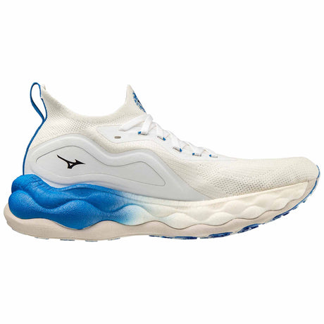 Mizuno Wave Neo Ultra chaussures de course à pied pour homme - Undyed White / Peace Blue