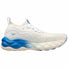 Mizuno Wave Neo Ultra chaussures de course à pied pour femme - Undyed White / Peace Blue