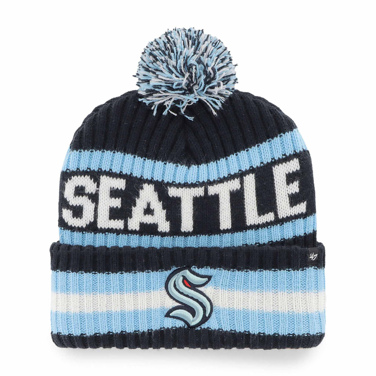 47 Brand Tuque a pompon Bering NHL Seattle Kraken