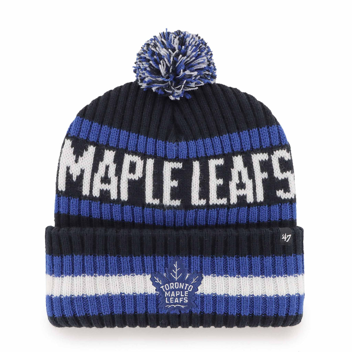 47 Brand Tuque a pompon Bering NHL Toronto Maple Leafs