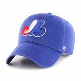 Casquette 47 Brand Clean Up MLB Montreal Expos - Bleu