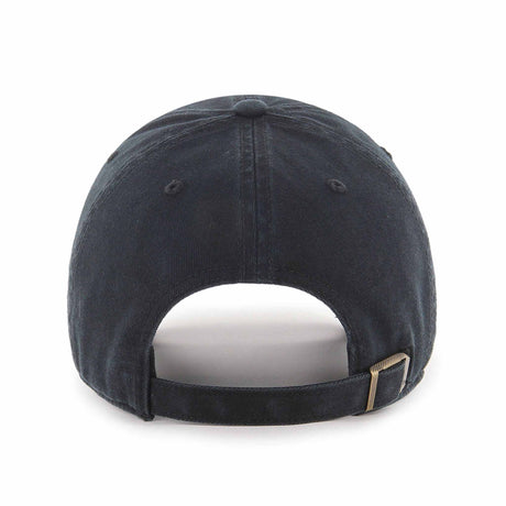 Casquette 47 Brand Black On Black Clean Up NHL Calgary Flames - dos