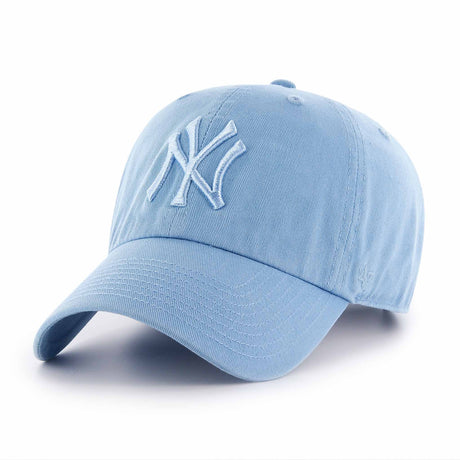 Casquette 47 Brand Clean Up MLB New York Yankees - Light Blue