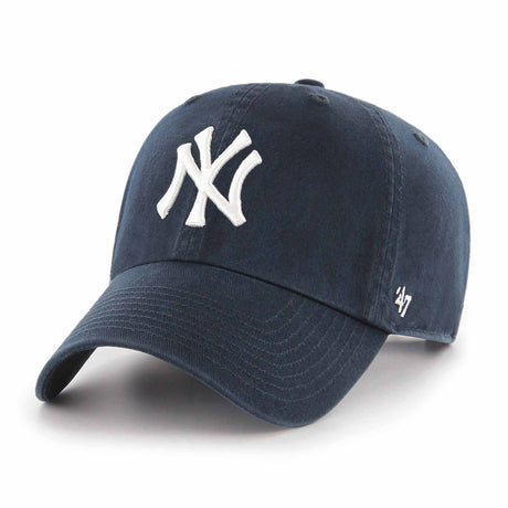 Casquette 47 Brand Clean Up MLB New York Yankees marine