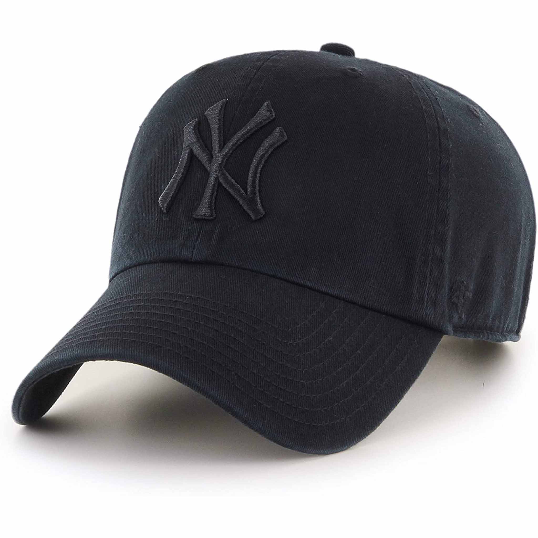 47 Brand Mlb New York Yankees Mvp Dt Snapback Cap in Black  Red Rat