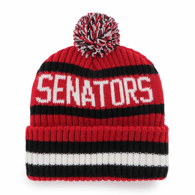 47 Brand 47 Brand Tuque a pompon Bering NHL Ottawa Senators