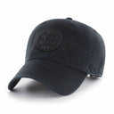 47 Brand Casquette 47 Brand Black On Black Clean Up NHL Boston Bruins