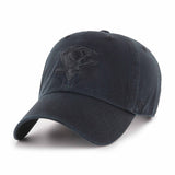 47 Brand Casquette 47 Brand Black On Black Clean Up NHL Pittsburgh Penguins