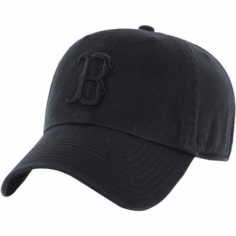47 Brand Casquette 47 Brand Clean Up MLB Boston Red Sox Black On Black