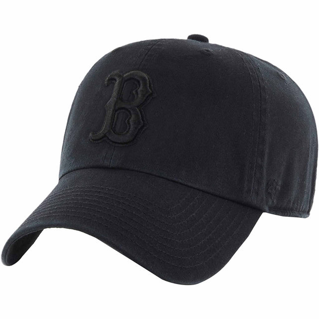 47 Brand Casquette 47 Brand Clean Up MLB Boston Red Sox Black On Black