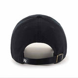 47 Brand Casquette 47 Brand Clean Up MLB New York Yankees Black On Black
