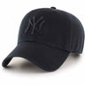 47 Brand Casquette 47 Brand Clean Up MLB New York Yankees Black On Black